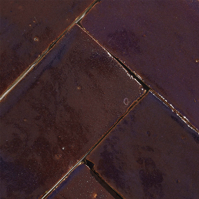 zellige tile 2x8 purple rain