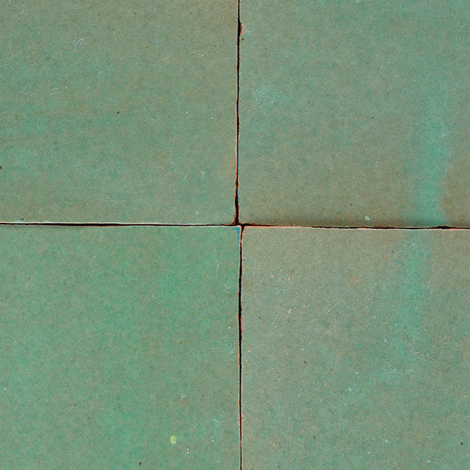 zellige tile 4x4 Atlas sage