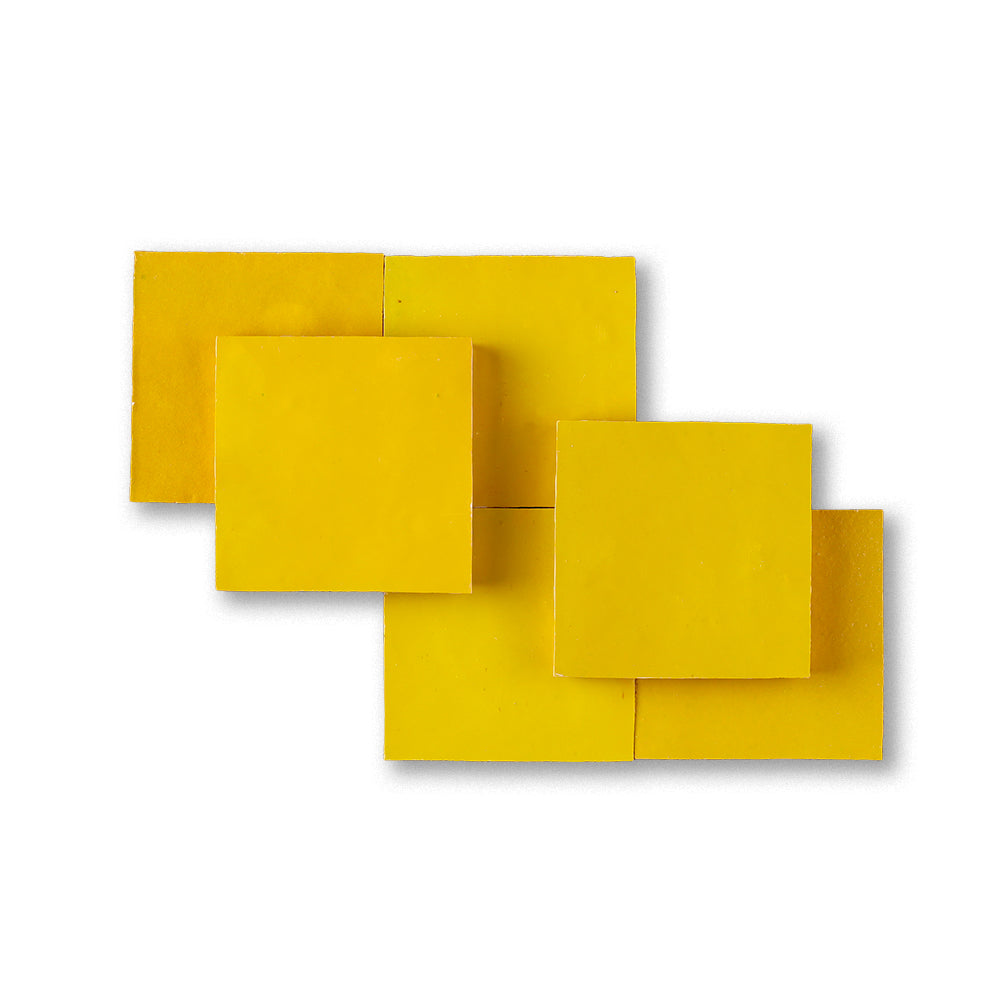 zellige tile 4x4 sunflower