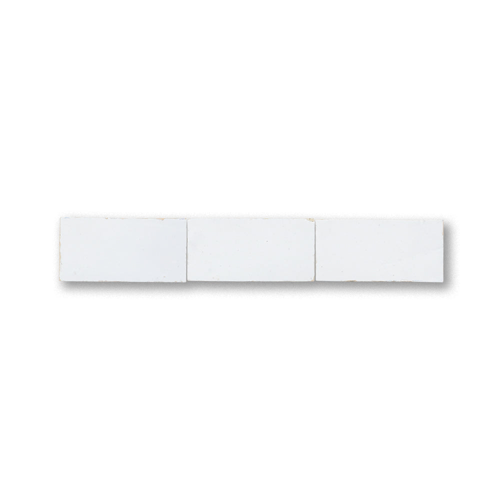 White rectangular object on a white background