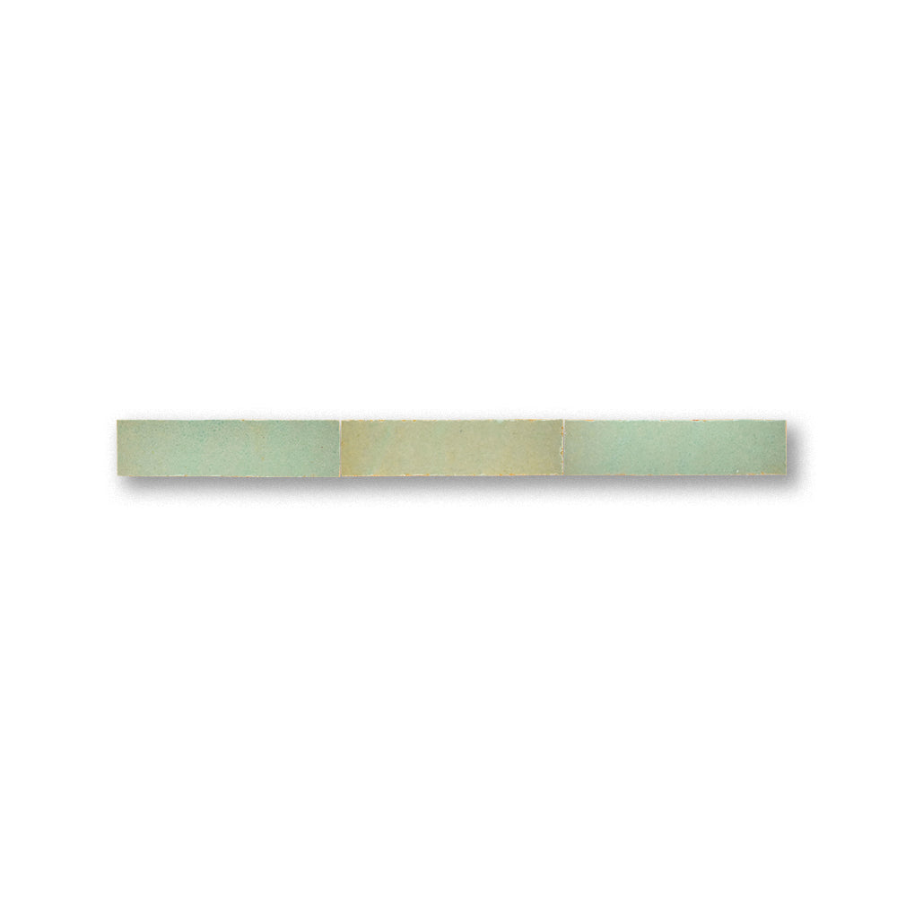 Rectangular tile with a gradient design on a white background