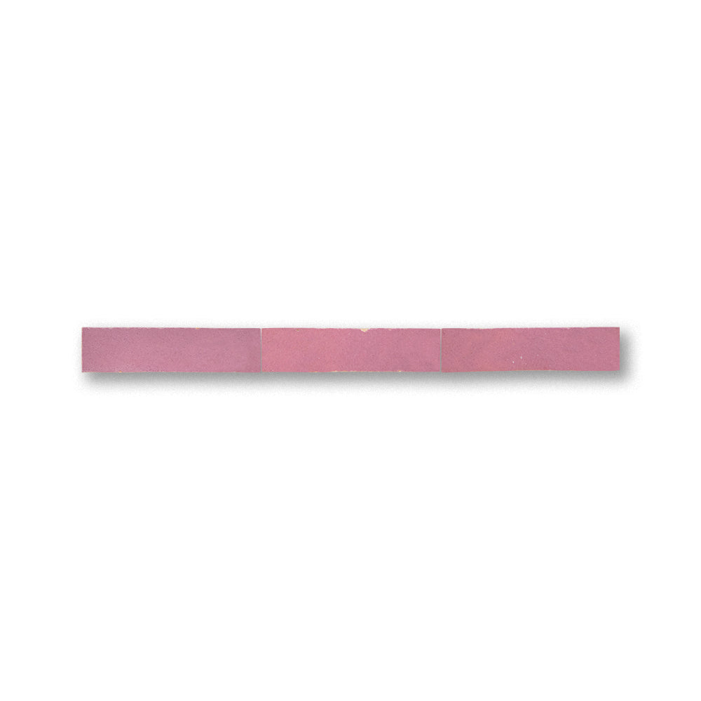 Pink and purple color swatch on a white background