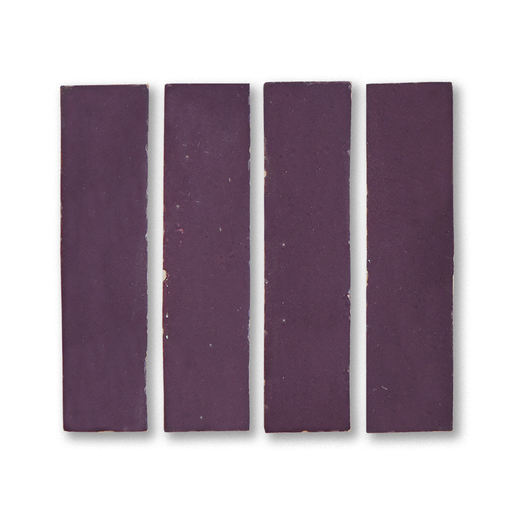 Four rectangular purple bars on a white background