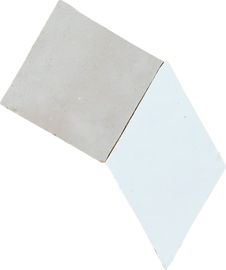 sample PINWHEEL MOSAIC BLANC + CREAM