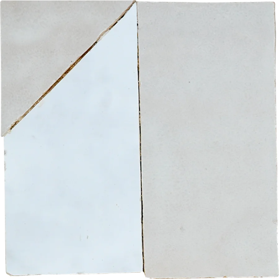 sample GIO PONTI MOSAIC BLANC + CREAM