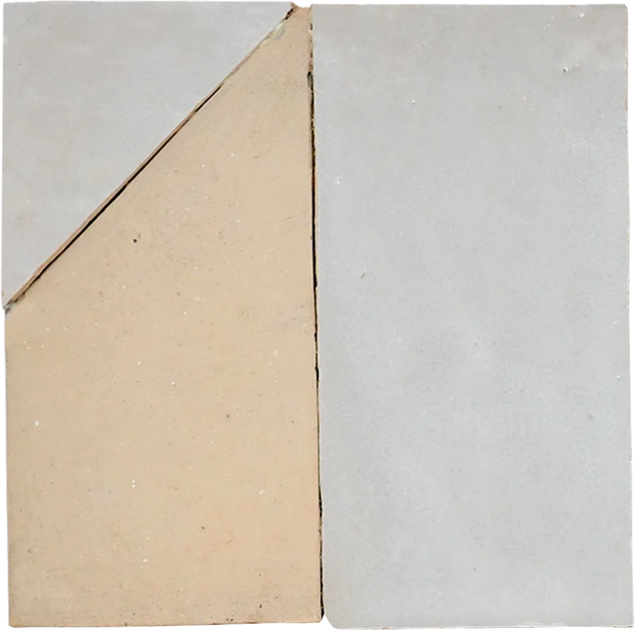 sample GIO PONTI MOSAIC CREAM + FEZ TERRA COTTA