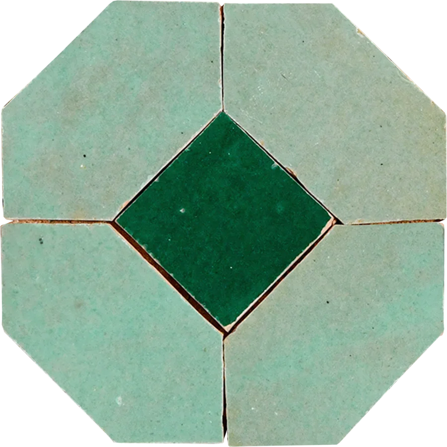 sample CHEBKA MOSAIC ATLAS SAGE +FOREST GREEN