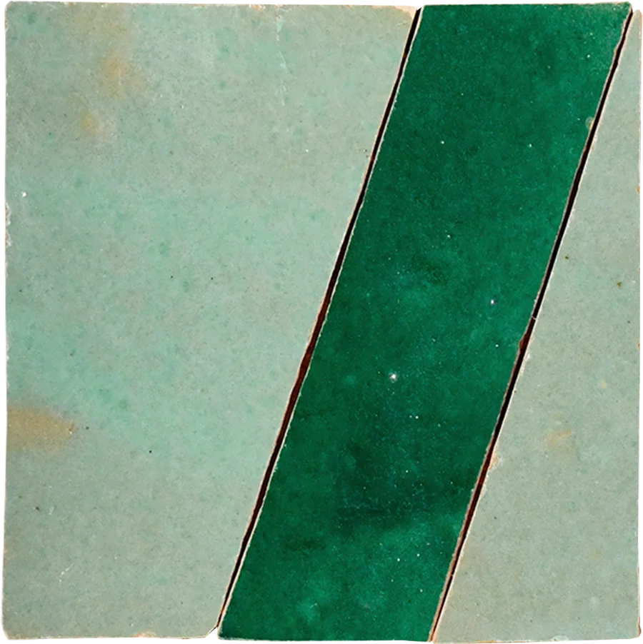 sample TASMIM MOSAIC ATLAS SAGE + FOREST GREEN