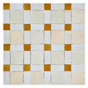 BISHOP MOSAIC CREAM + FEZTERRACOTTA + HONEYCOMB