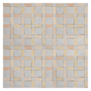 BISHOP MOSAIC CREAM + FEZ TERRA COTTA