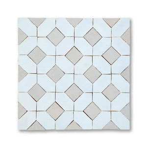 CHEBKA MOSAIC BLANC + CREAM