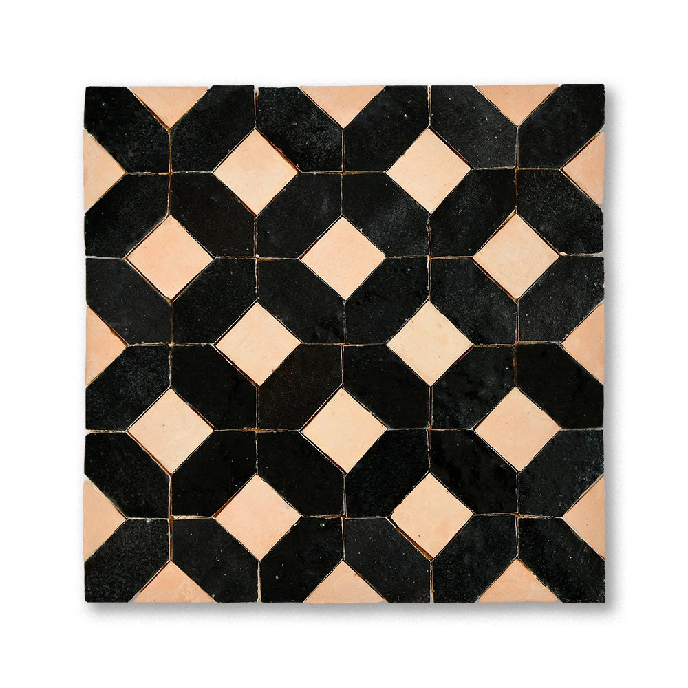 CHEBKA MOSAIC FEZ TERRA COTTA + TITANIUM