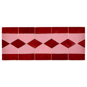 COLLIER BORDER LOS FELIZ + MAROON
