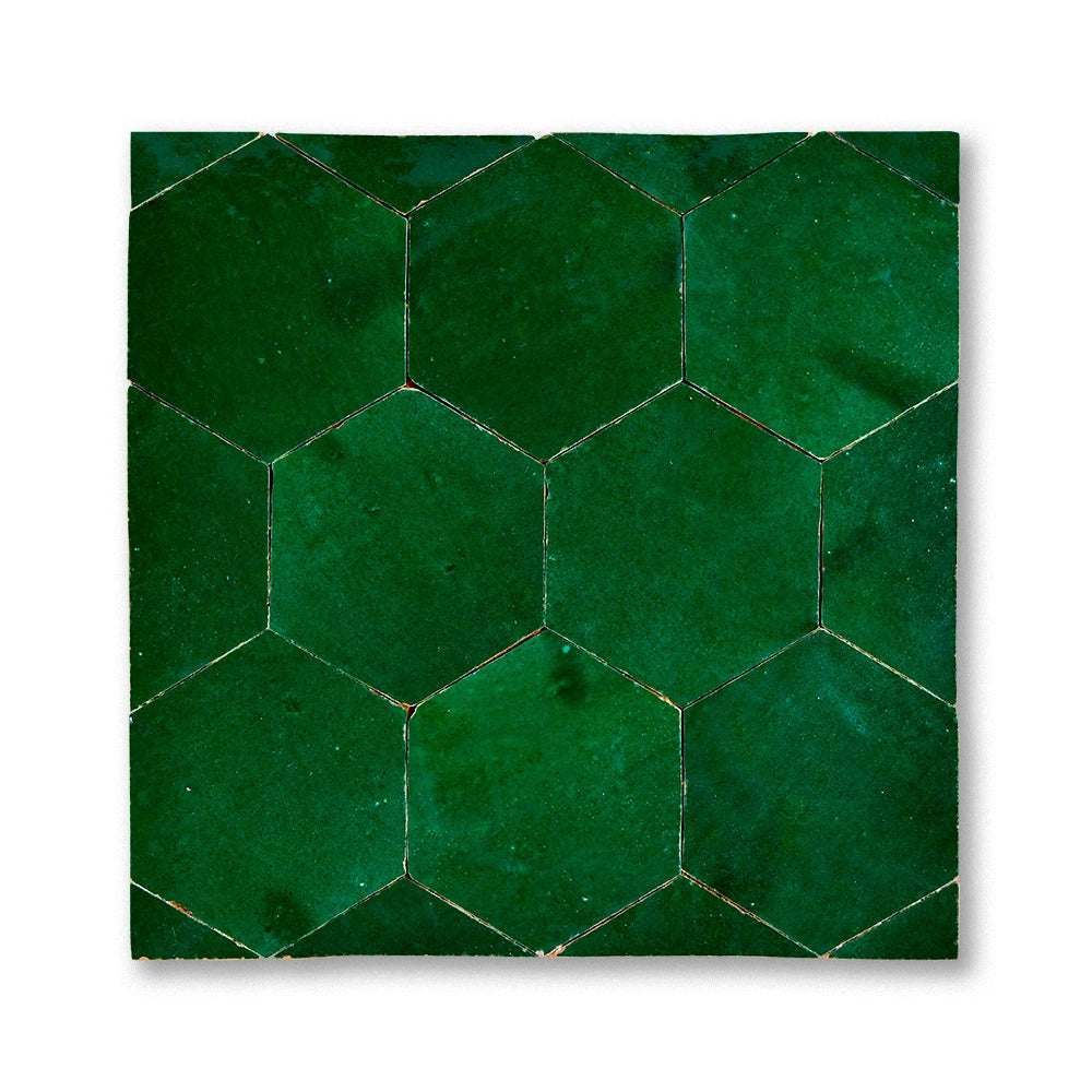 CORA MOSAIC FOREST GREEN
