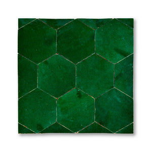 CORA MOSAIC FOREST GREEN