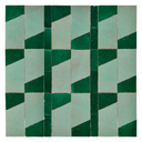 CRAVAT MOSAIC ATLAS SAGE + FOREST GREEN