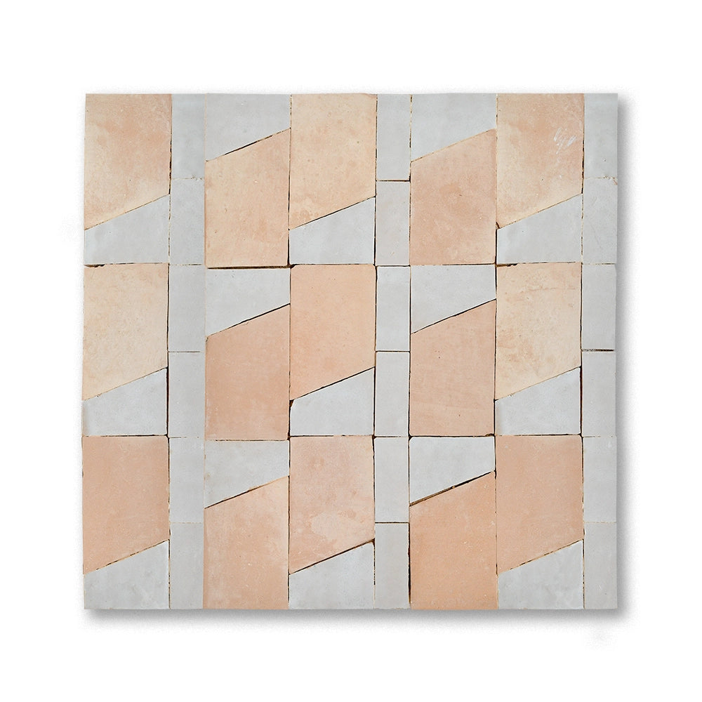 CRAVAT MOSAIC CREAM + FEZ TERRA COTTA