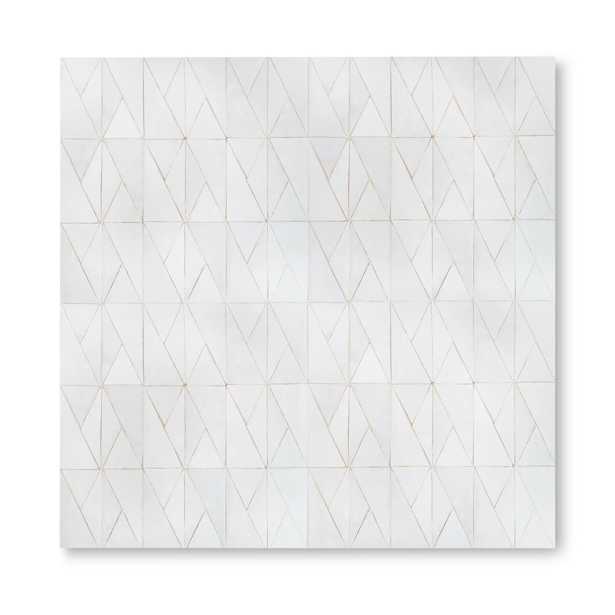 CHEVRON MOSAIC BLANC