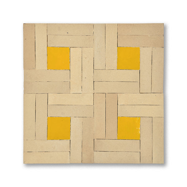 DAMA MOSAIC SUNFLOWER + FEZ TERRA COTTA
