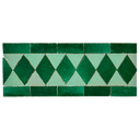 DIAMAS BORDER ATLAS SAGE + FOREST GREEN