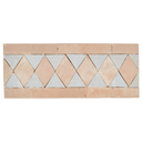 DIAMAS BORDER CREAM +FEZ TERRA COTTA