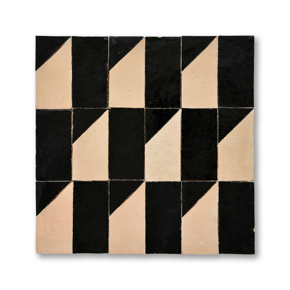GIO PONTI MOSAIC FEZ TERRA COTTA + TITANIUM