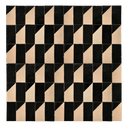 GIO PONTI MOSAIC FEZ TERRA COTTA + TITANUIM