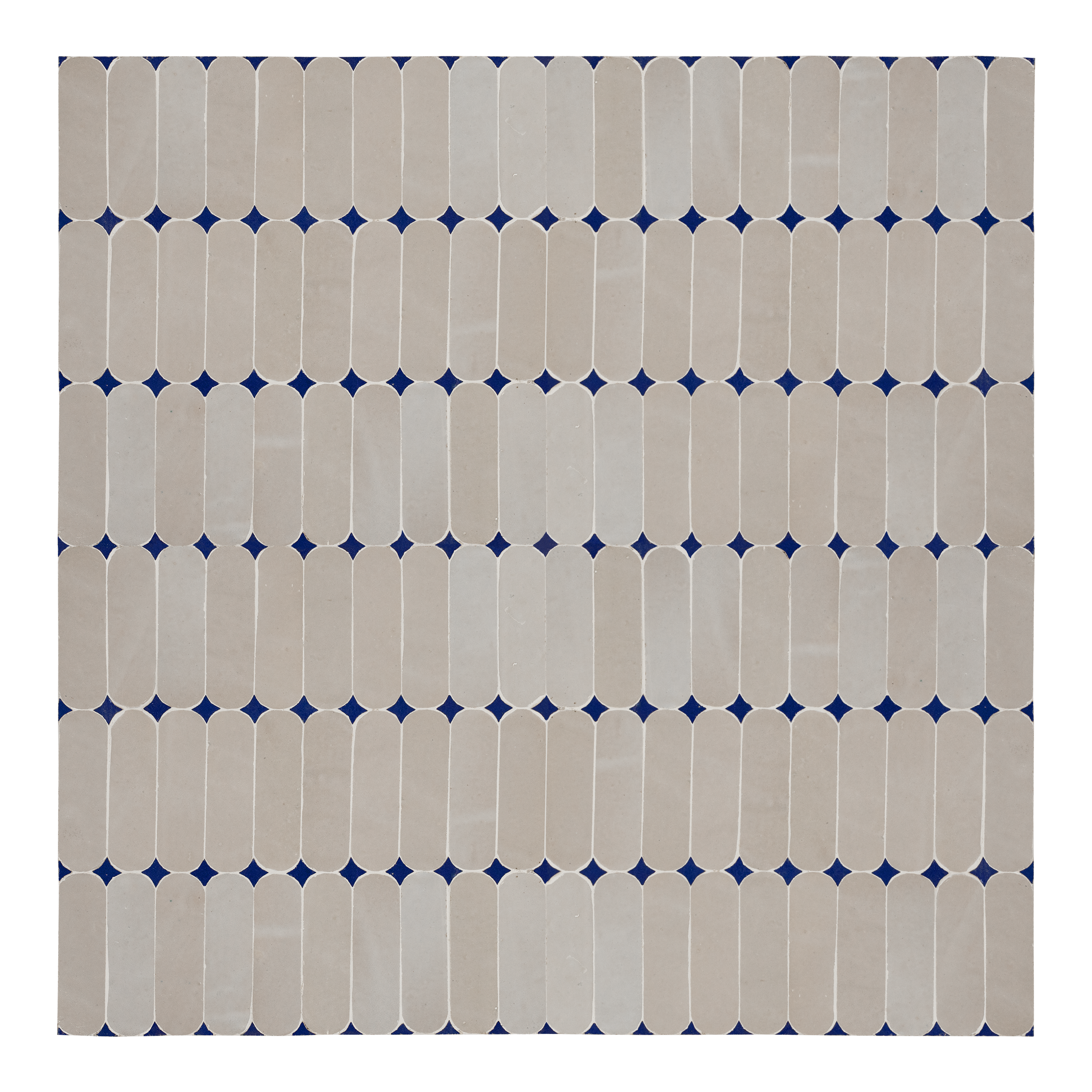 PLEAT MOSAIC KHAKI + DEEP SEA