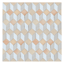 ILLUSION MOSAIC BLANC + CREAM + FEZ TERRA COTTA