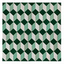 ILLUSION MOSAIC  CREAM +ATLAS SAGE + FOREST GREEN