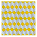 ILLUSION MOSAIC BLANC + CREAM + SUNFLOWER