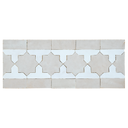 KHATEM BORDER BLANC + CREAM