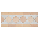 KHATEM BORDER CREAM + FEZ TERRA COTTA