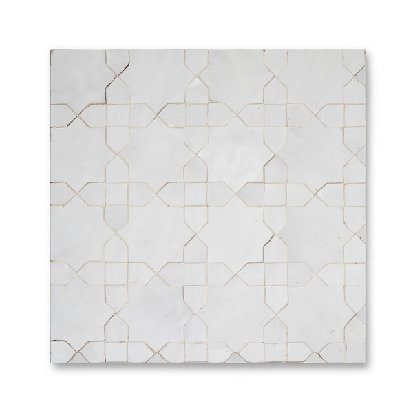 KHATEM MOSAIC BLANC