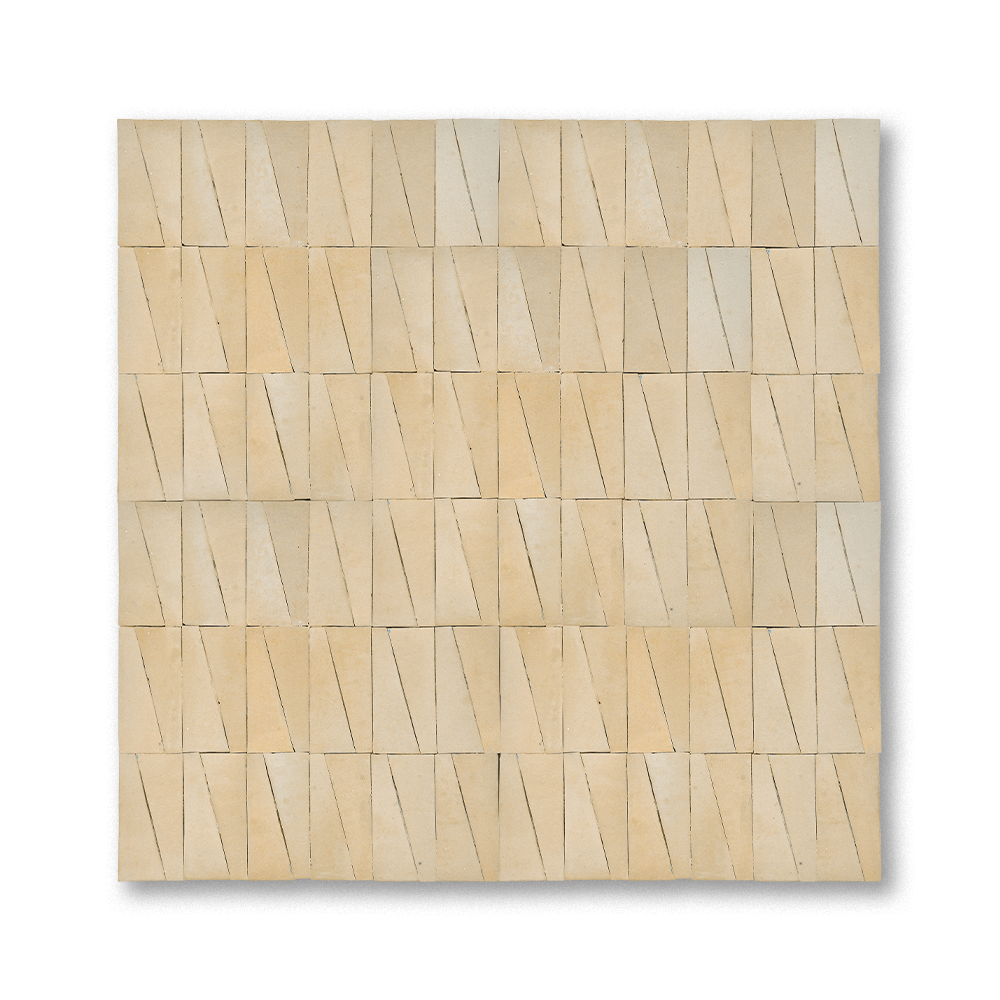 TRAPEZOID MOSAIC FEZ TERRA COTTA