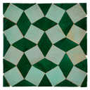 PINWHEEL MOSAIC ATLAS SAGE + FOREST GREEN