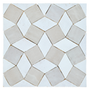 PINWHEEL MOSAIC BLANC + CREAM