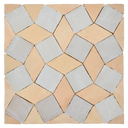 PINWHEEL MOSAIC CREAM + FEZ TERRA COTTA