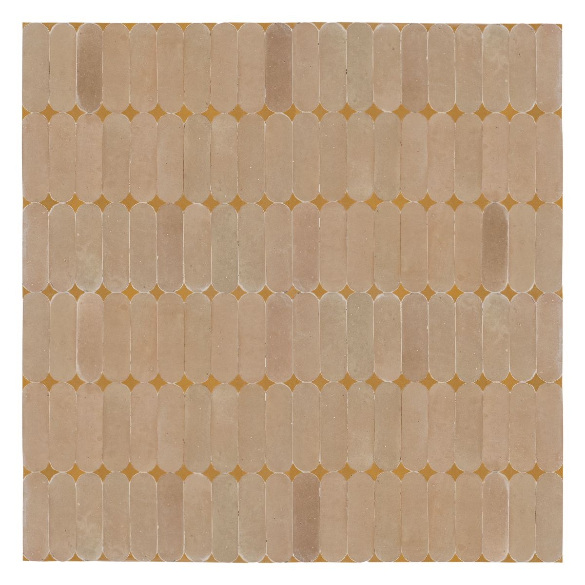 PLEAT MOSAIC FEZ TERRA COTTA + SUNFLOWER