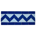 ZIG ZAG BORDER LONDON SKY + DEEP SEA