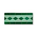 COLLIER BORDER ATLAS SAGE + FOREST GREEN