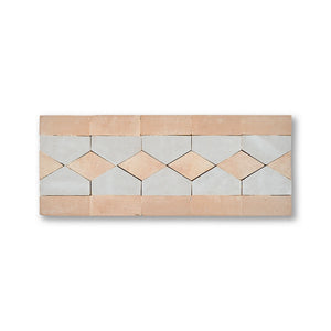 COLLIER BORDER CREAM + FEZ TERRA COTTA