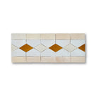 COLLIER BORDER CREAM + FEZ TERRA COTTA + HONEYCOMB
