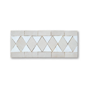 DIAMAS BORDER BLANC + CREAM