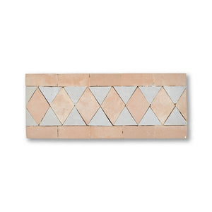 DIAMAS BORDER CREAM +FEZ TERRA COTTA