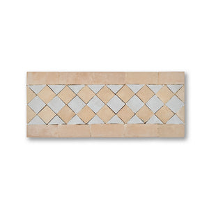 DRIHEM BORDER CREAM + FEZ TERRA COTTA