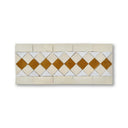 DRIHEM BORDER CREAM + FEZ TERRA COTTA + HONEYCOMB