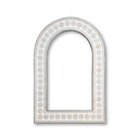 KHATEM MIRROR FRAME BLANC + CREAM