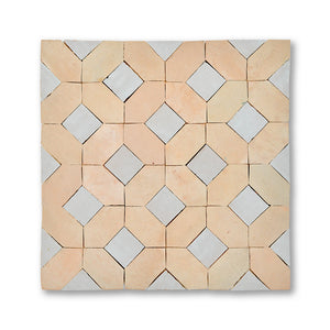 CHEBKA MOSAIC CREAM + FEZ TERRA COTTA