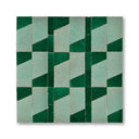 CRAVAT MOSAIC ATLAS SAGE + FOREST GREEN